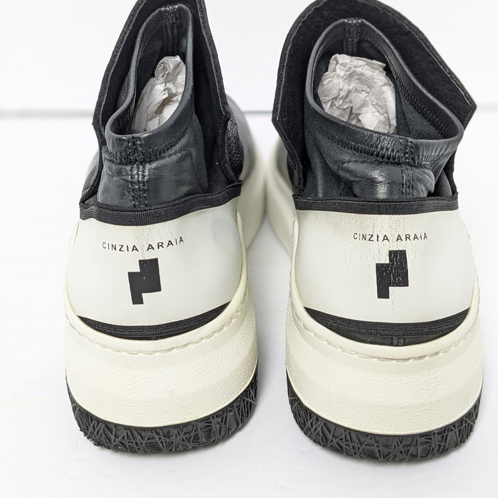 Cinzia Araia leather sneaker wedges - Picture 6 of 16